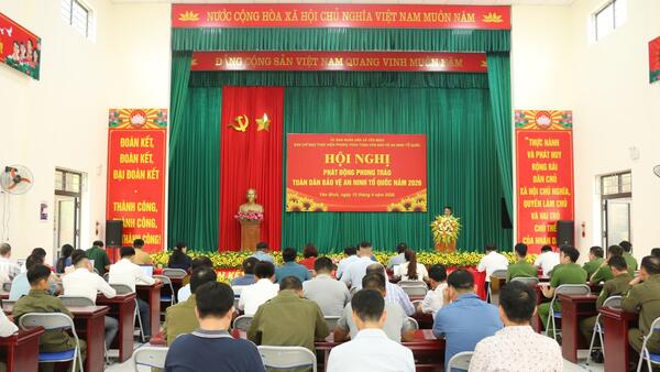 XÃ YÊN BÌNH TỔ CHỨC HỘI NGHỊ PHÁT ĐỘNG PHONG TRÀO “TOÀN DÂN BẢO VỆ AN NINH TỔ QUỐC”
