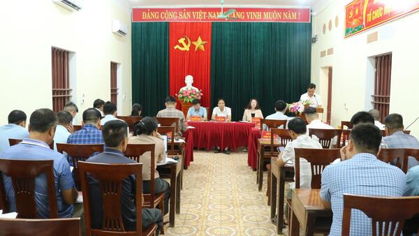 BAN CHỈ ĐẠO THỰC HIỆN CHƯƠNG TRÌNH HỖ TRỢ XÓA NHÀ TẠM, NHÀ DỘT NÁT XÃ YÊN BÌNH TỔ CHỨC HỘI NGHỊ ĐÁNH GIÁ KẾT QUẢ CÔNG TÁC